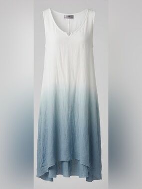 Bliss White Crinkled Maxi Dress